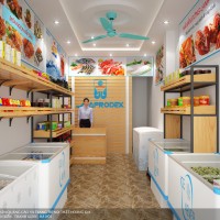 Thiết kế cửa hàng thủy hải sản Việt Nam - Chị Lộc